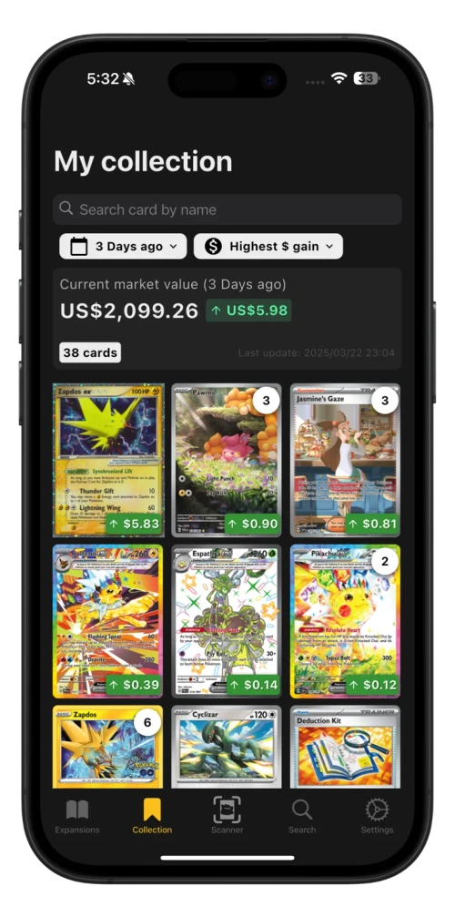 TCGDex Analytics Feature